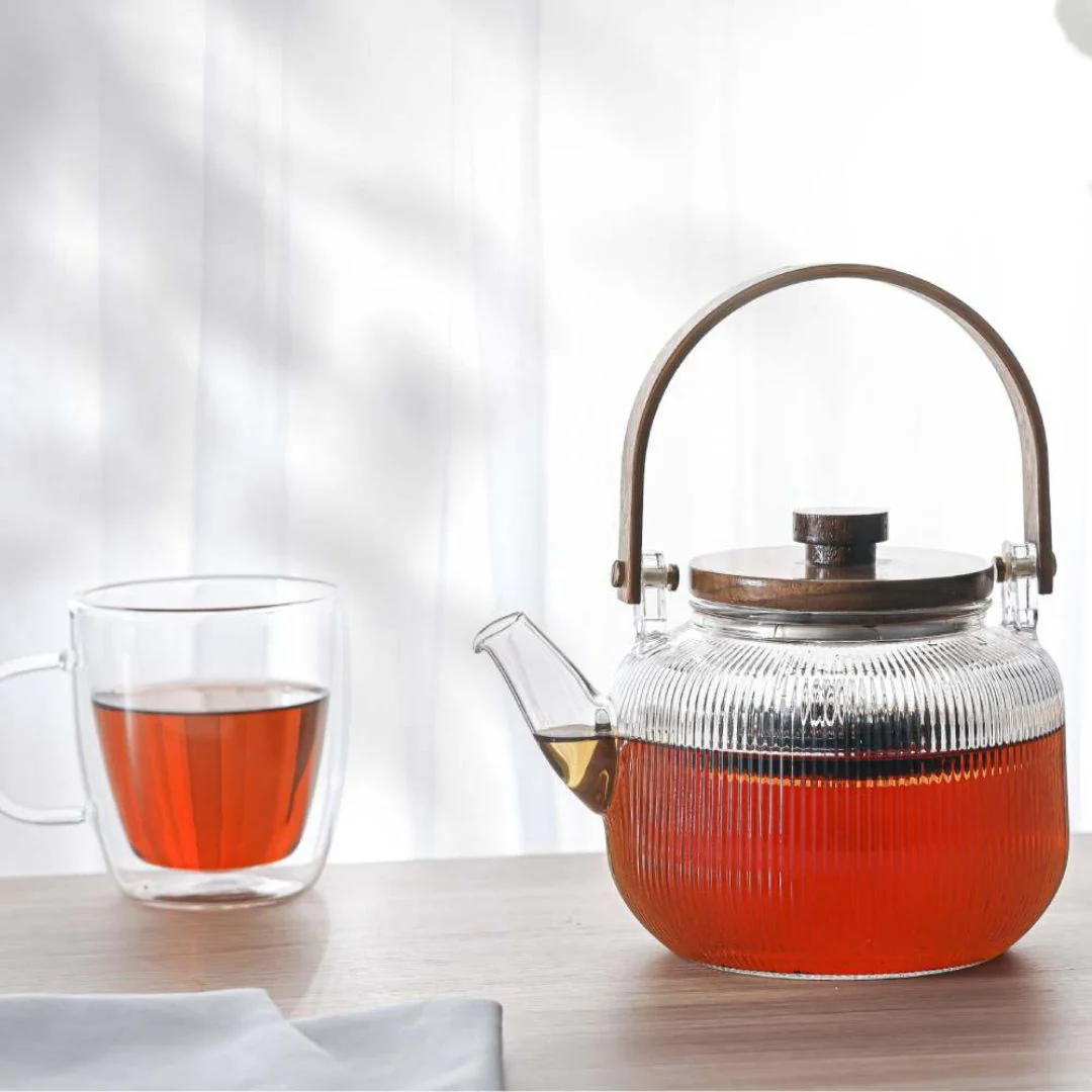 Aramoro Borosilicate Glass Teapot 800Ml - Image 3