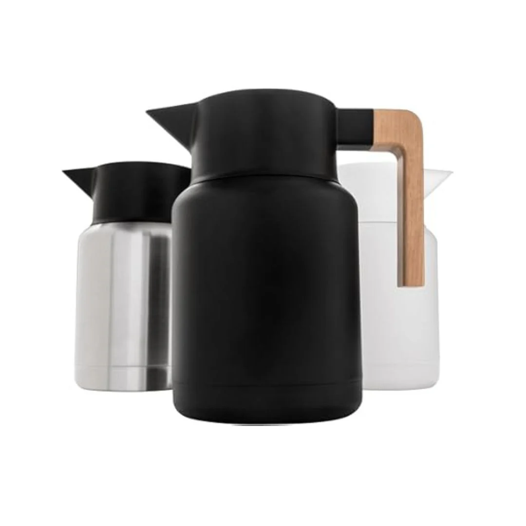 Aramoro Double Wall Vacuum Jug With Wooden Handle 1.5L - Image 2