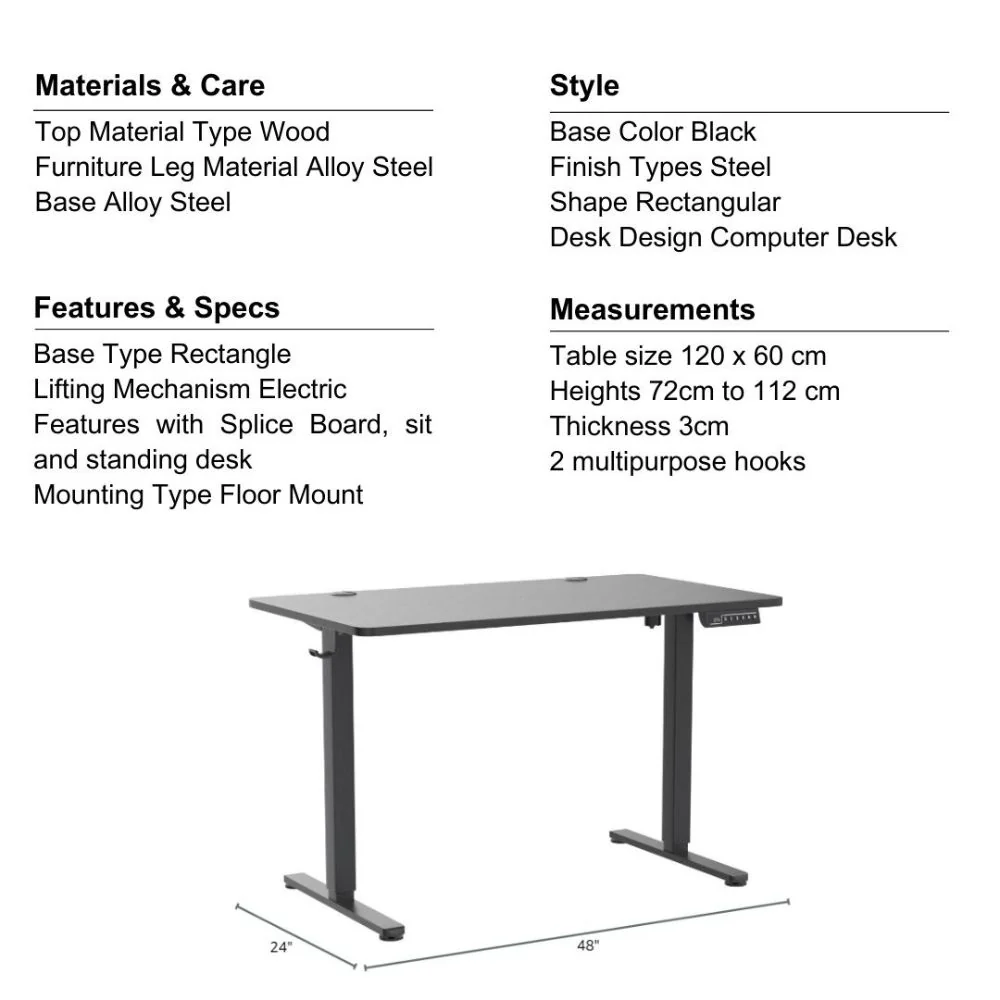 Arden FlexiLift Adjustable Table - Image 8