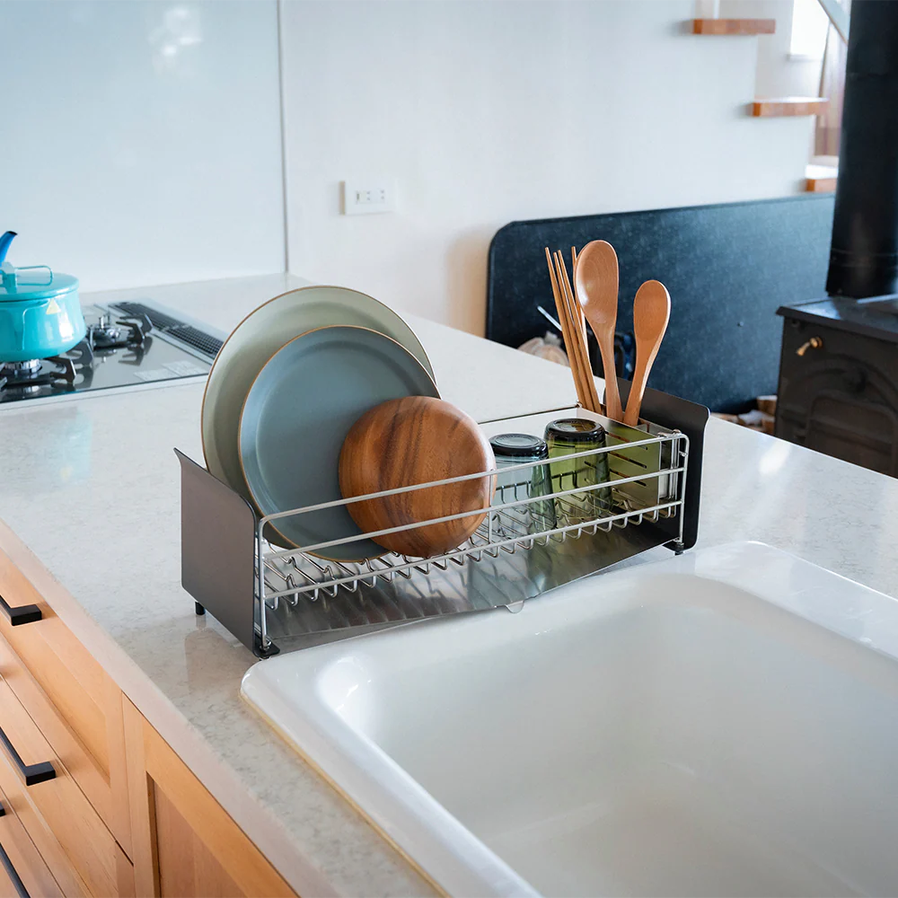 be worth style UtaU Dish Drying Rack Kitchen Organiser - Image 12