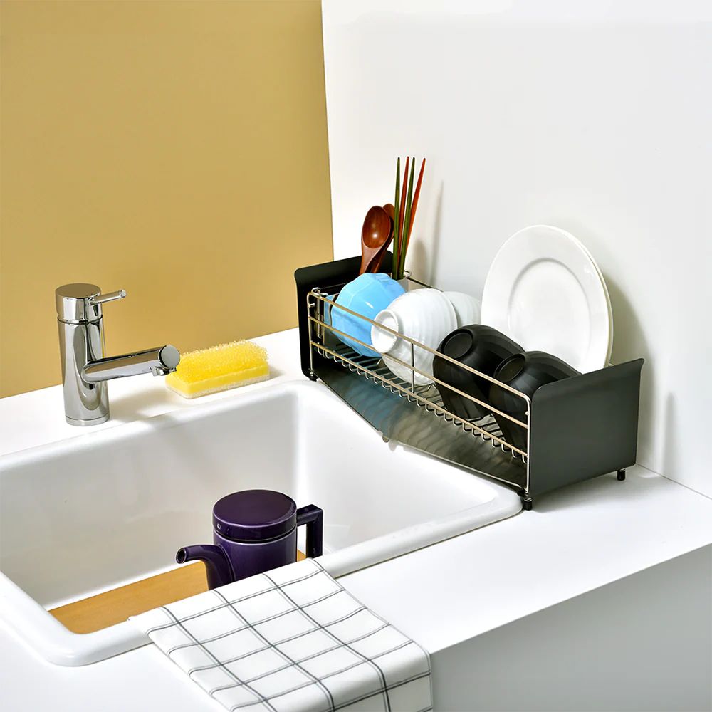 be worth style UtaU Dish Drying Rack Kitchen Organiser - Image 13