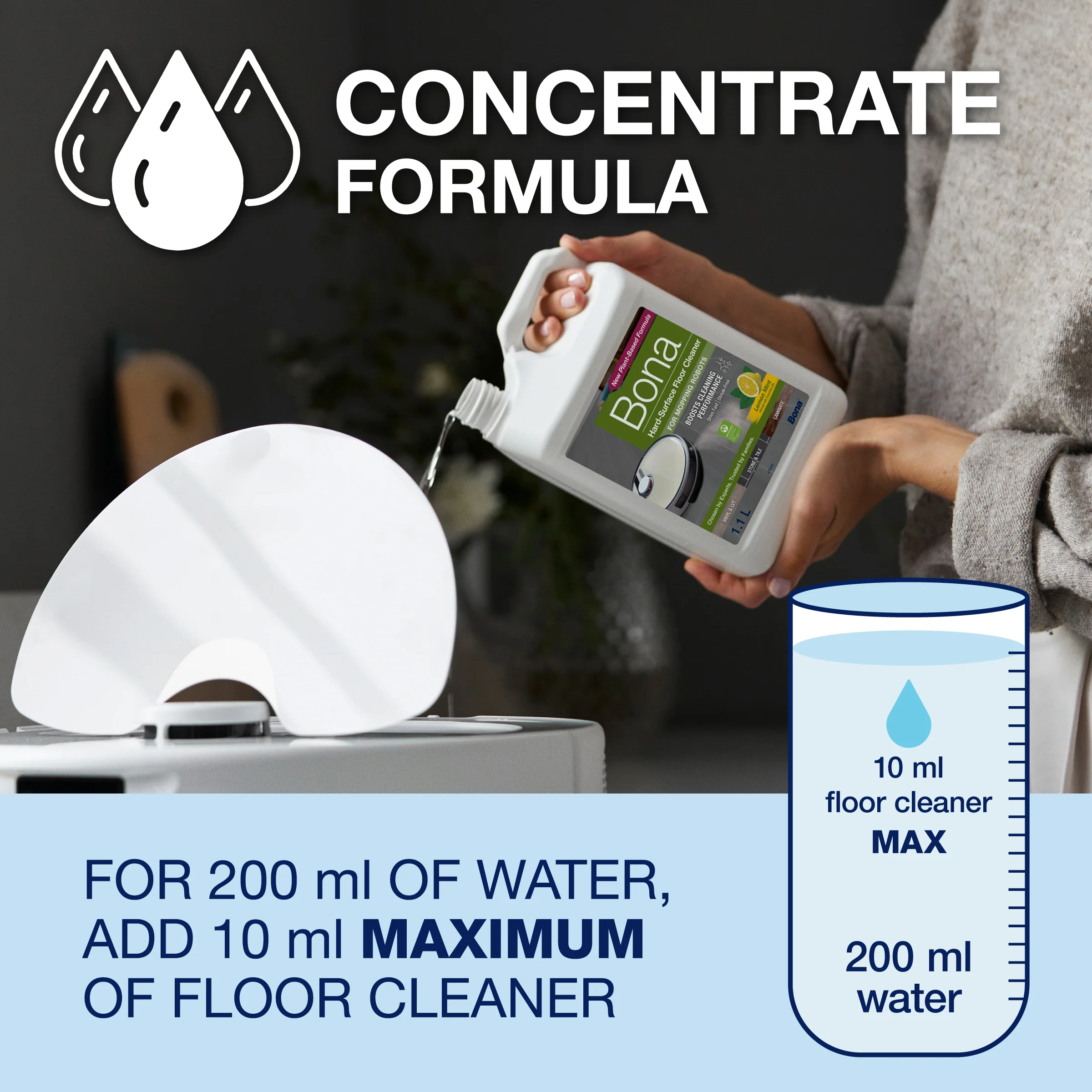 Bona Hard-Surface Floor Cleaner for Mopping Robots - Image 2