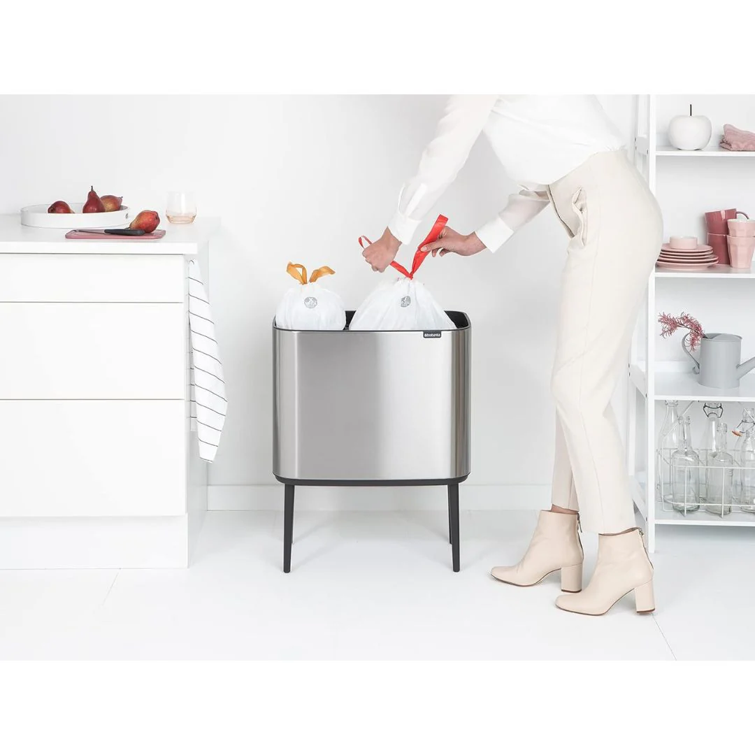 Brabantia Bo Touch Bin 11+23L - Fingerprint Proof Matt Steel - Image 6