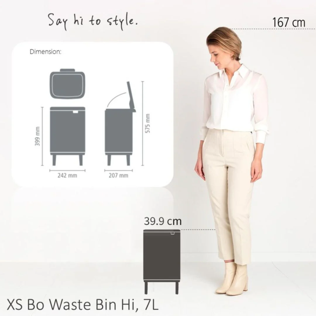 Brabantia Bo Waste Bin Hi XS 7L - Image 6