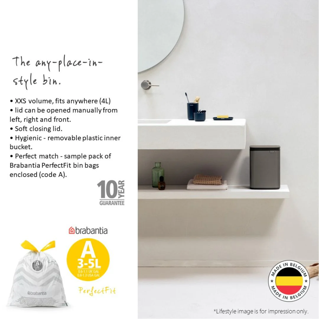 Brabantia Bo Waste Bin XXS 4L - Image 5