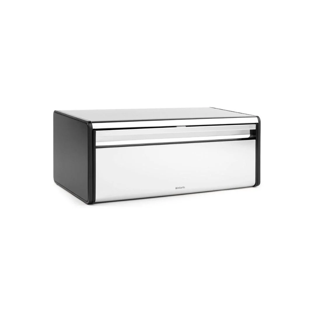 Brabantia Bread Bin Fall Front - Brilliant Steel - Image 2