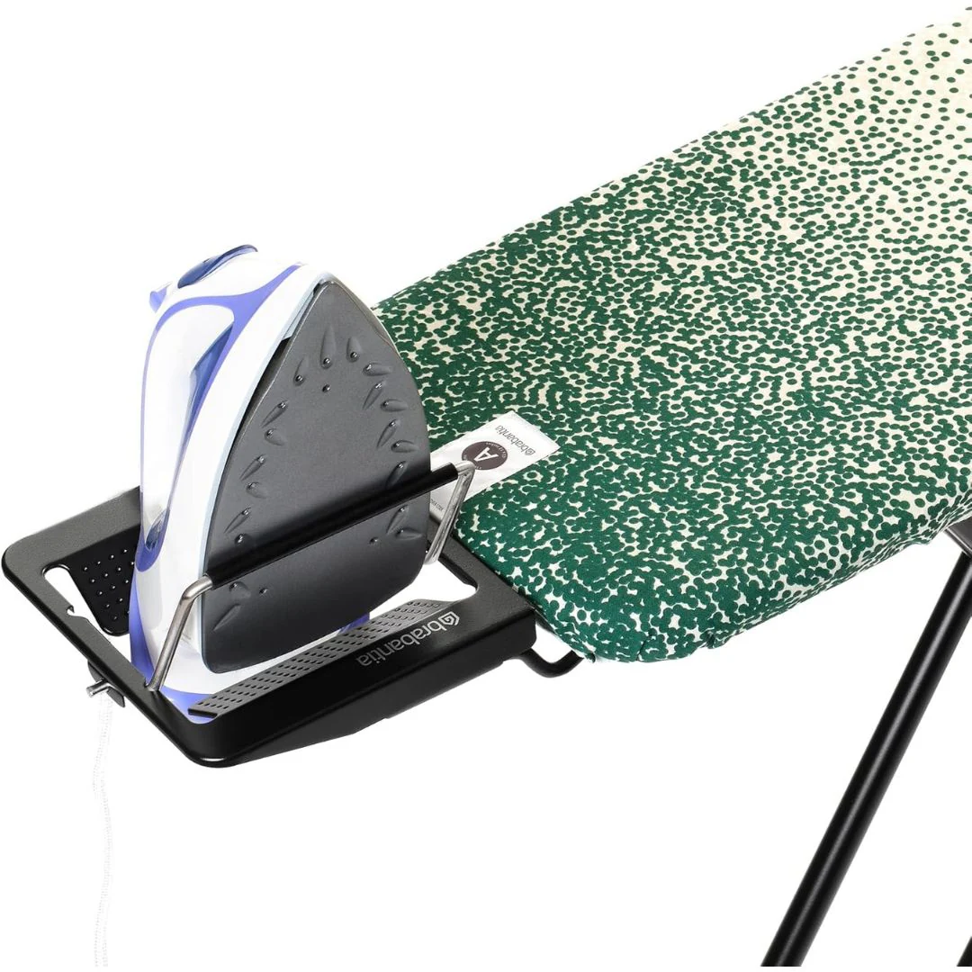 Brabantia Ironing Board Steam Iron Rest Black Frame - Fairtrade Cotton New Dawn - Image 3