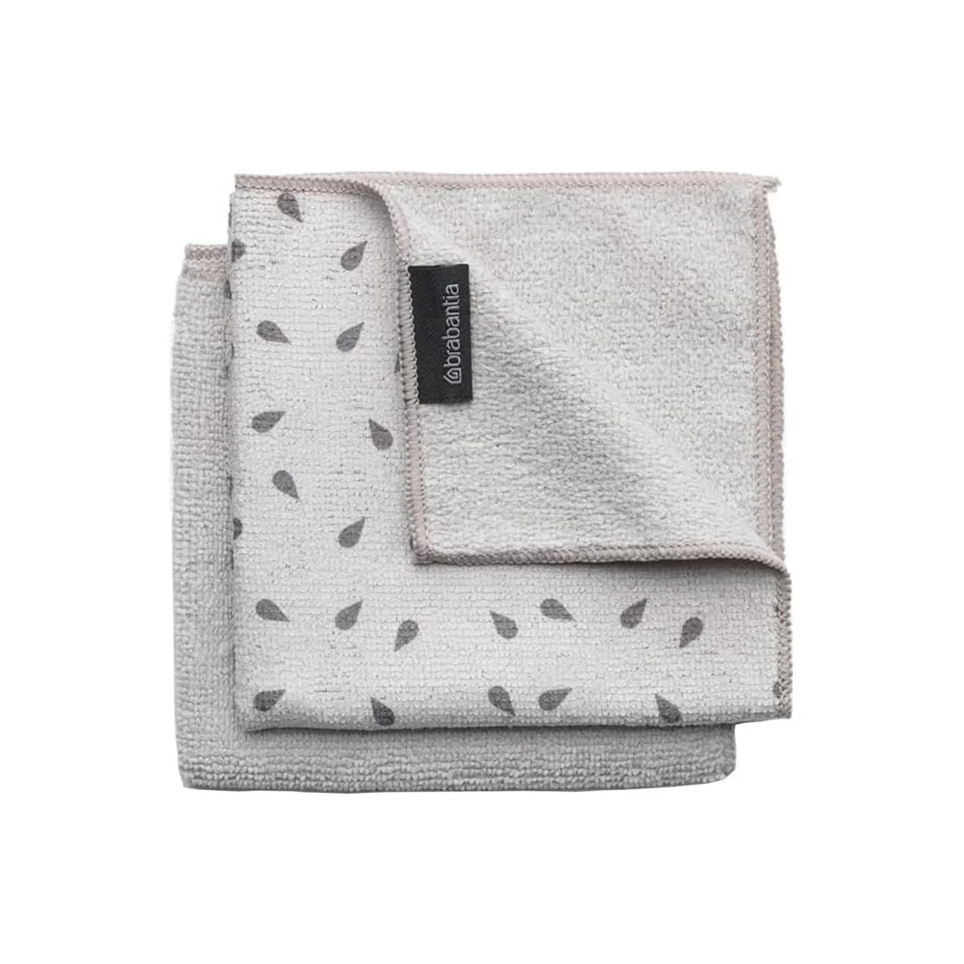 Brabantia Microfibre Cleaning Cloths Set Of 2