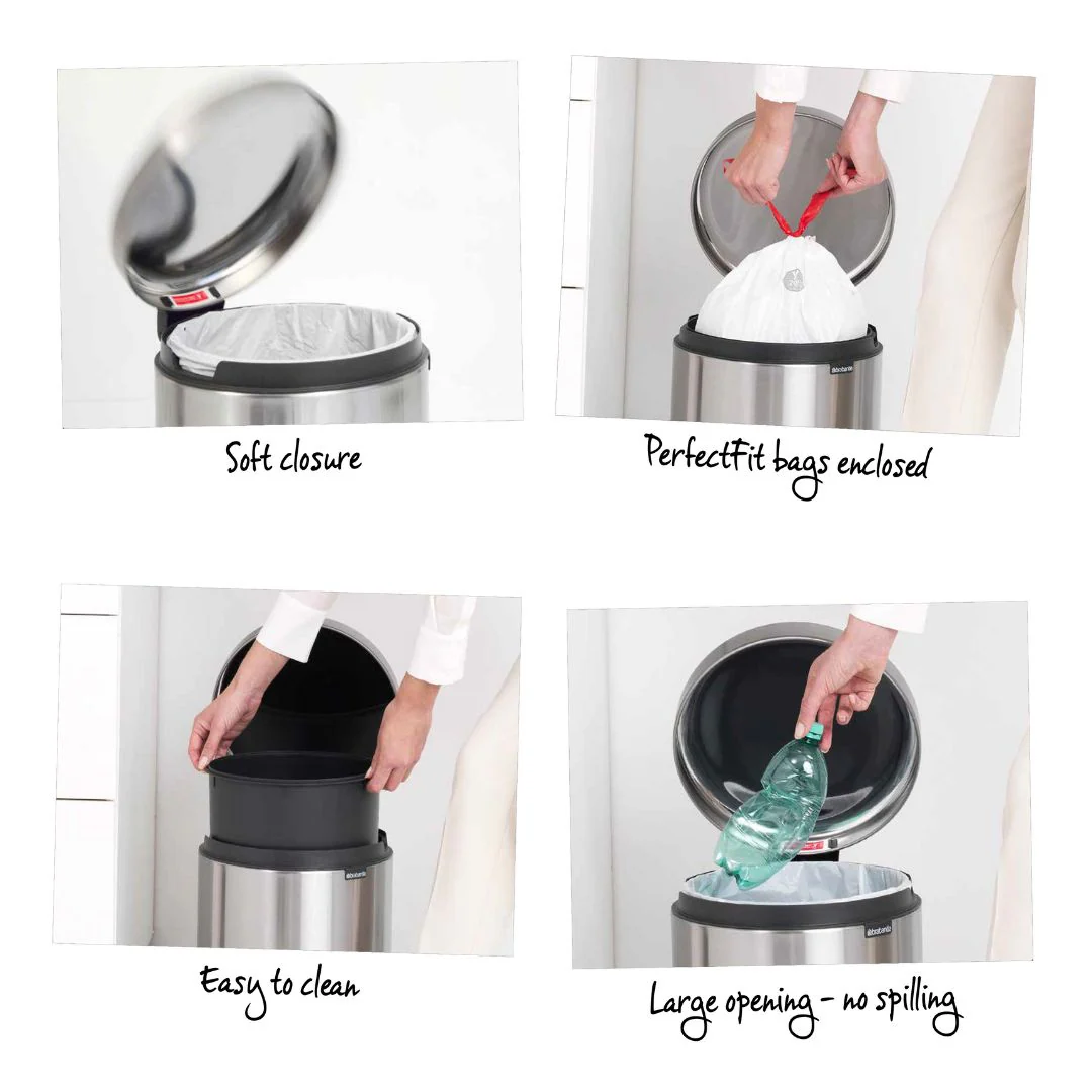 Brabantia NewIcon Pedal Bin XXS Soft Closing 3L - Image 5