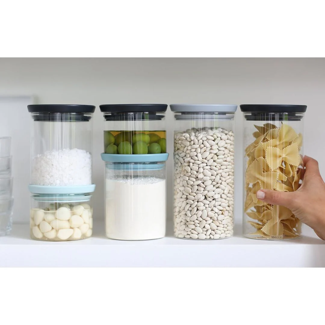 Brabantia Stackable Glass Jars Set Of 3 - Image 3