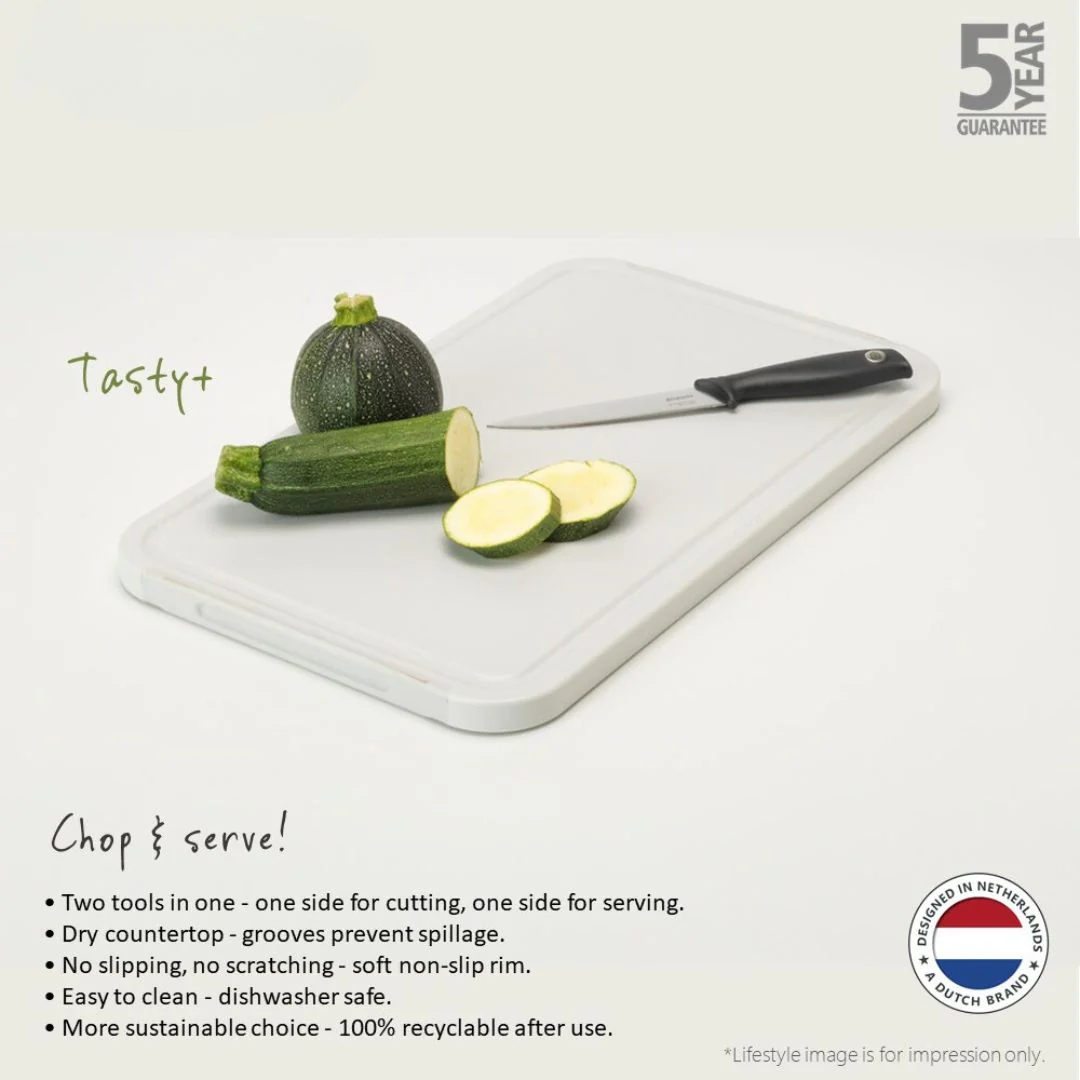 Brabantia Tasty+ 2-IN-1 Cutting Board Plus Serving Tray Large - Image 3