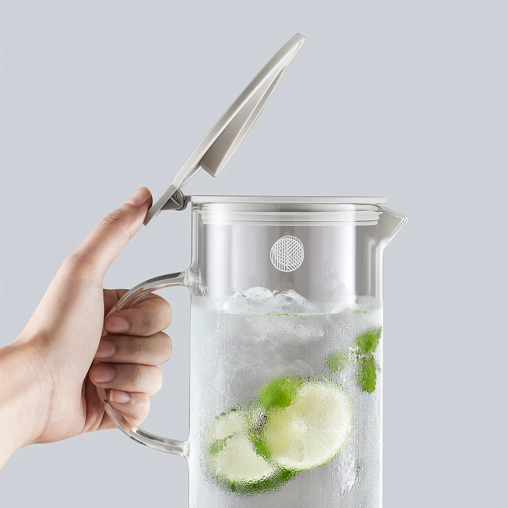 Buydeem Glass Tea Pot with Tea Strainer 800ml - Image 3