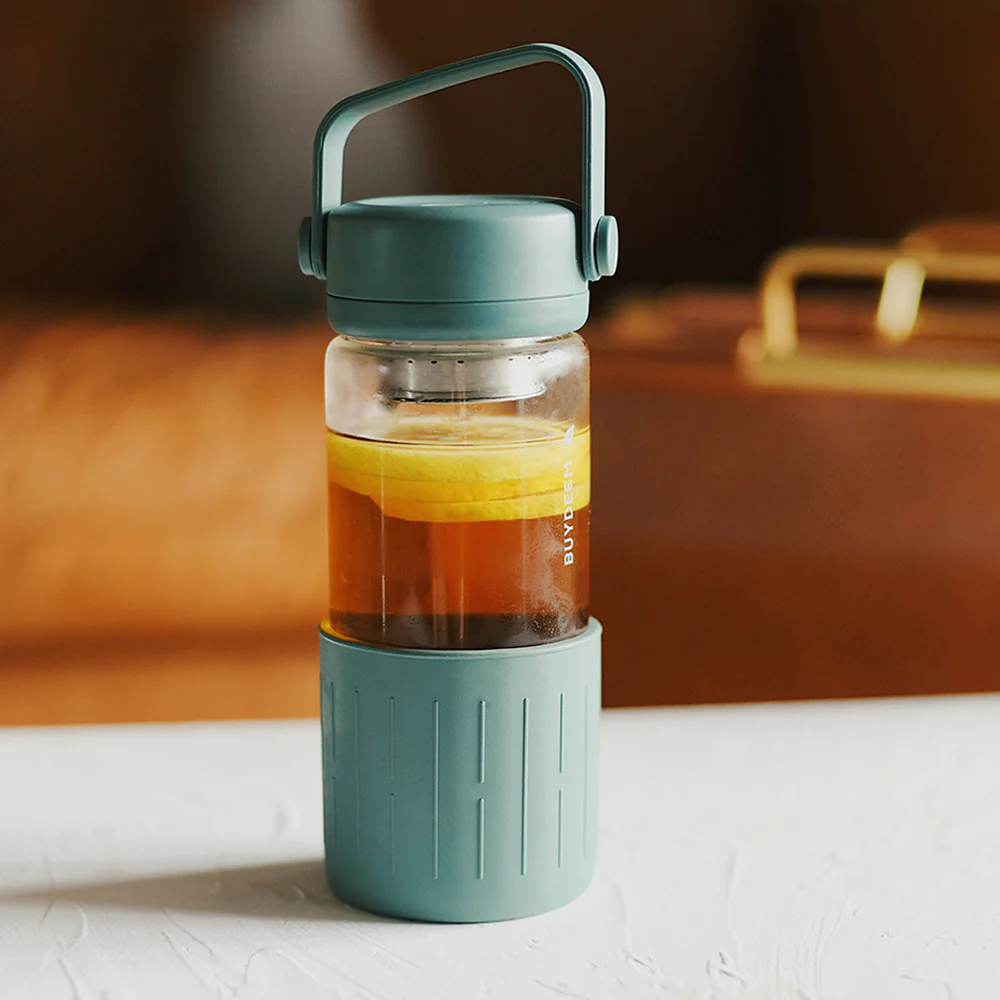 Buydeem Portable Glass Tea Bottle - Image 33