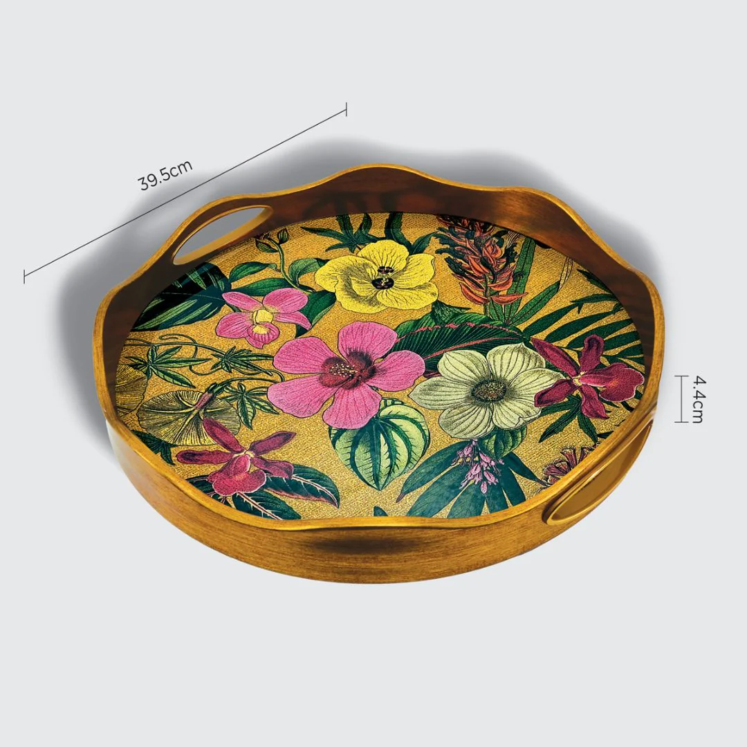 Charles Millen Signature Collection Voila Series Vassa Round Serving Tray - Image 4