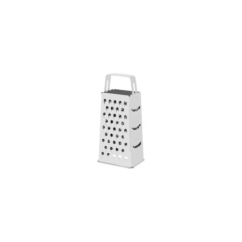 Chef Inox Grater 4-Sided, Stainless Steel Handle, 11 X 8.5 X 19cm