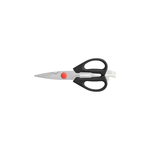 Chef Inox Kitchen Scissors 21cm, Black Polypropylene