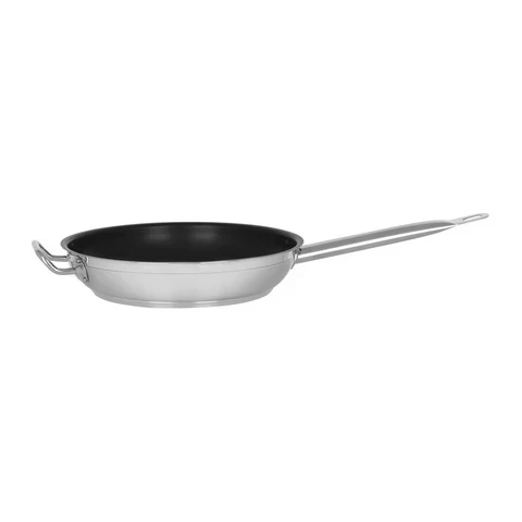 Chef Inox Professional Frypan S/S, Non Stick with Help Handle, 280x55mm