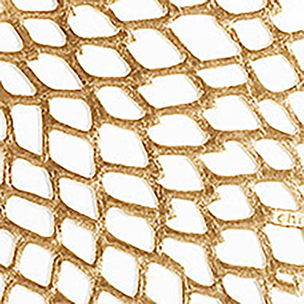 CHILEWICH TerraStrand Microban Dahlia Moulded Table Mat 36 x 38 cm, Brass - Image 4