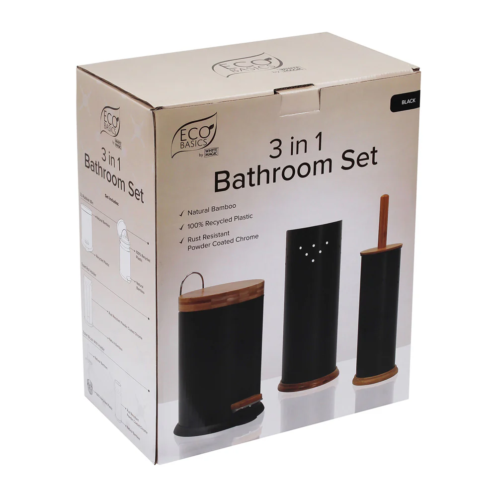 White Magic Eco Basics 3 in 1 Bathroom Set - Image 8