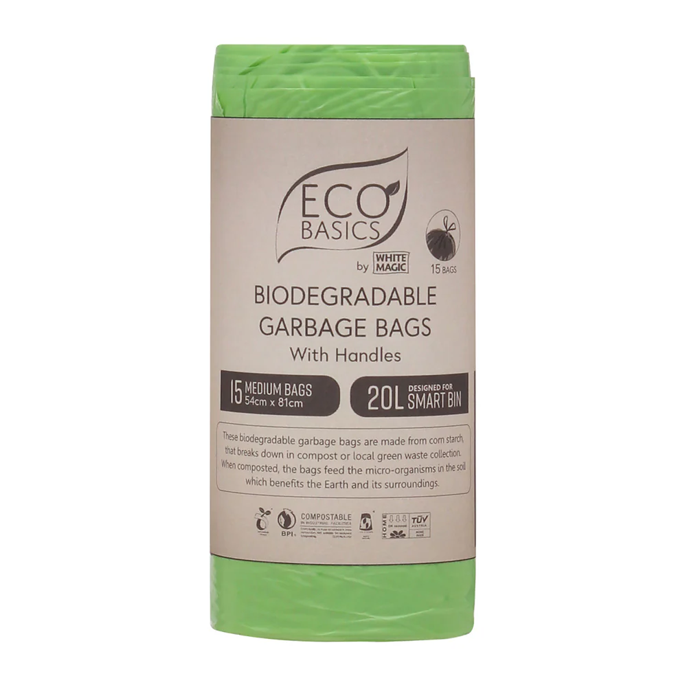 White Magic Eco Basics Biodegradable Garbage Bin Bags - Image 5
