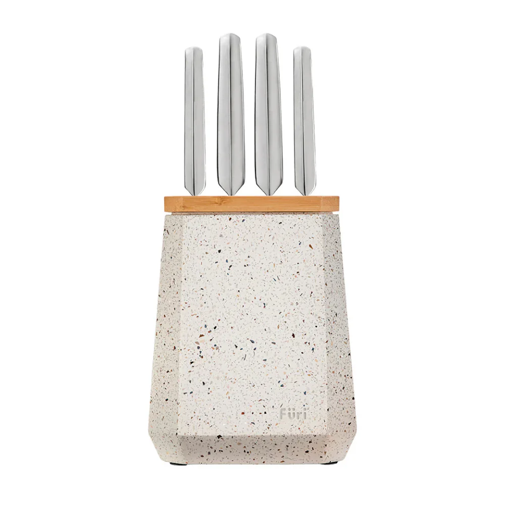 Furi Stone Knife Block Set 5 Pieces - Image 10