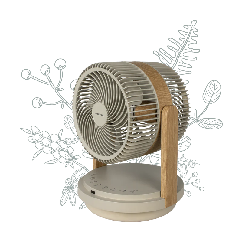 Greenleaf by Mistral 8" Double Blade DC High Velocity Fan with Remote MHV812R2-G - Image 2