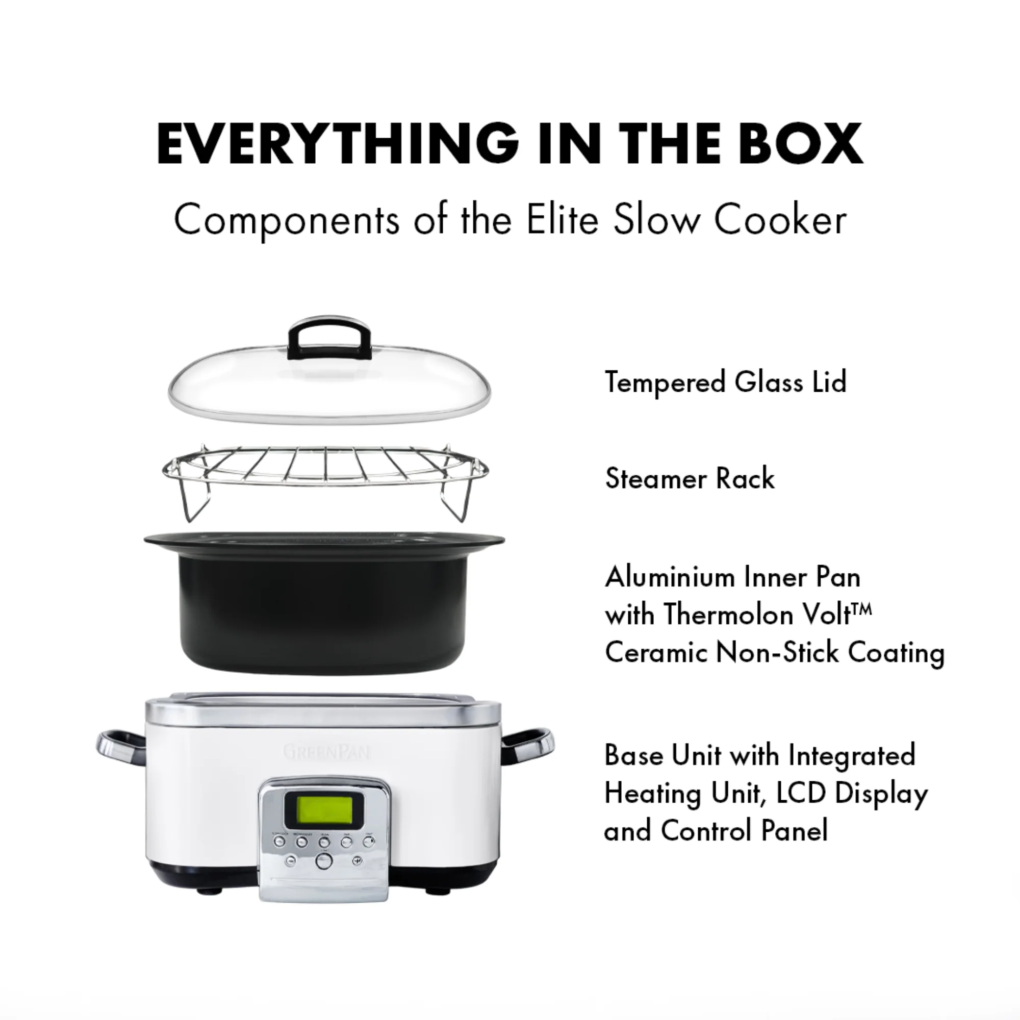 GreenPan Slow Cooker 6L - Image 11