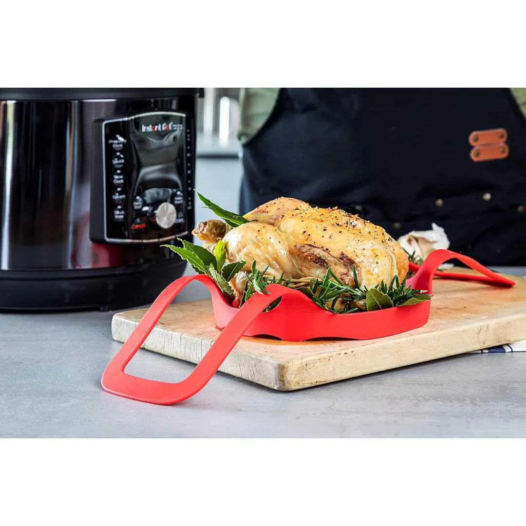 Instant Pot Red Silicone Bakeware Sling - Image 6