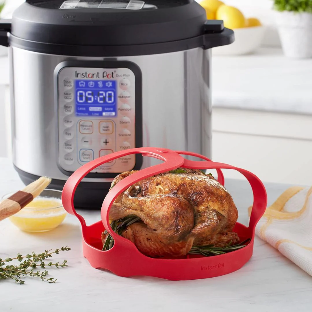 Instant Pot Red Silicone Bakeware Sling - Image 7