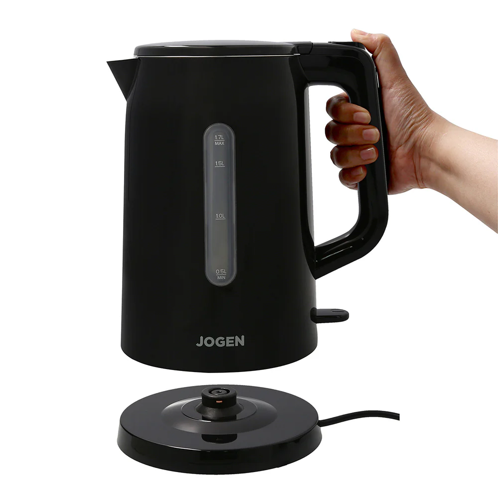 JOGEN KE 3112 Double Wall Kettle 1.7L 1800W (Black) - Image 6