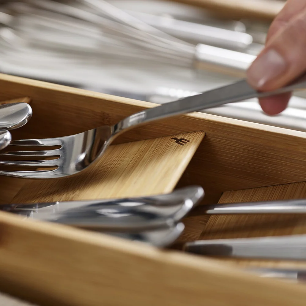 Joseph Joseph Drawerstore Bamboo Compact Cutlery Organiser - Image 3