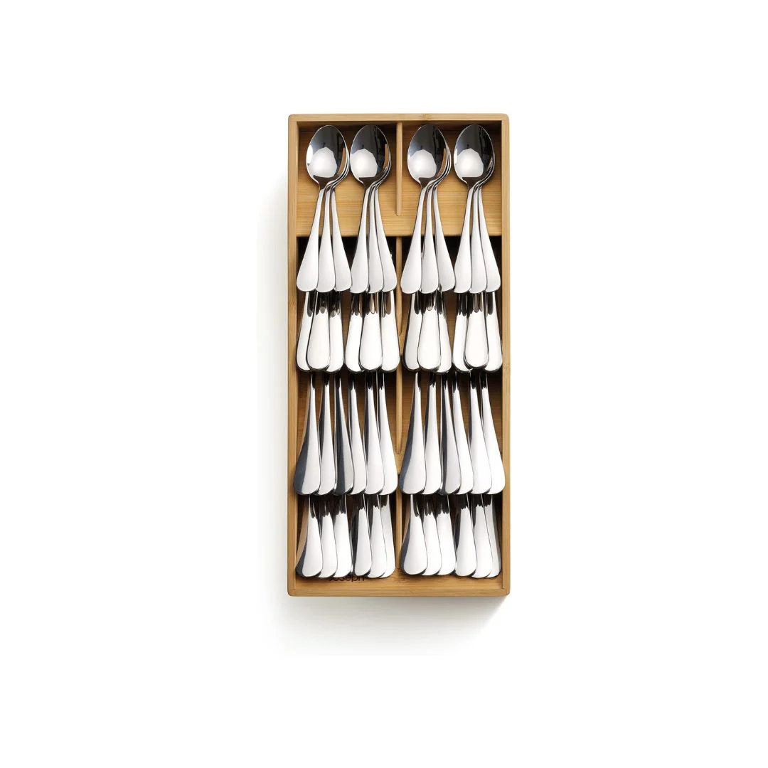 Joseph Joseph DrawerStore Bamboo Tiered Cutlery Orgainer - Image 3
