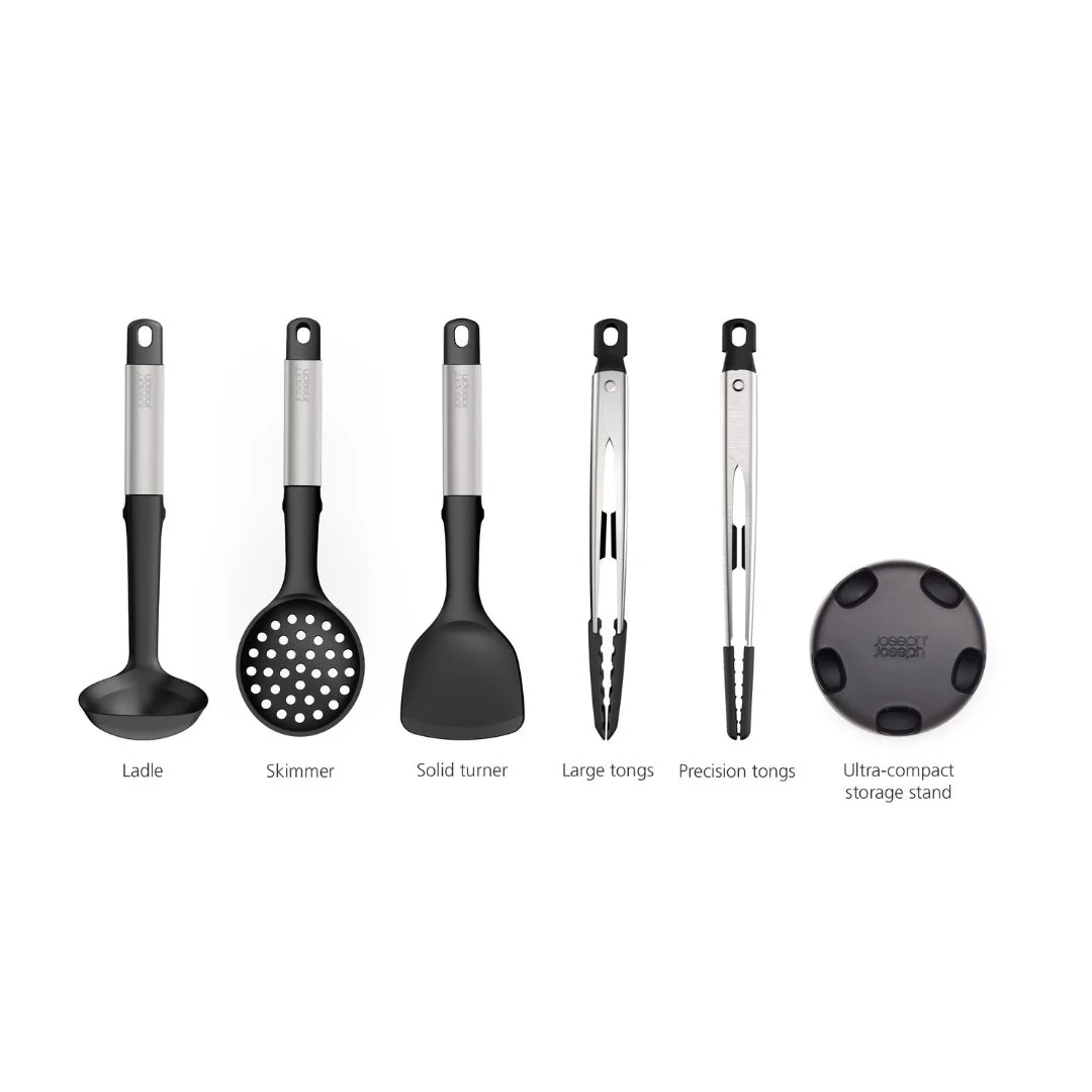 Joseph Joseph Elevate Fusion 5pcs Silicone Set with Stand - Image 3