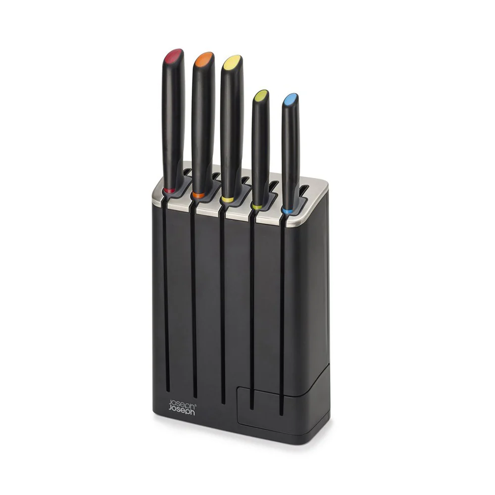 Joseph Joseph Elevate Knives Slimblock 5-Piece Knife Set With Sharpener - Image 5