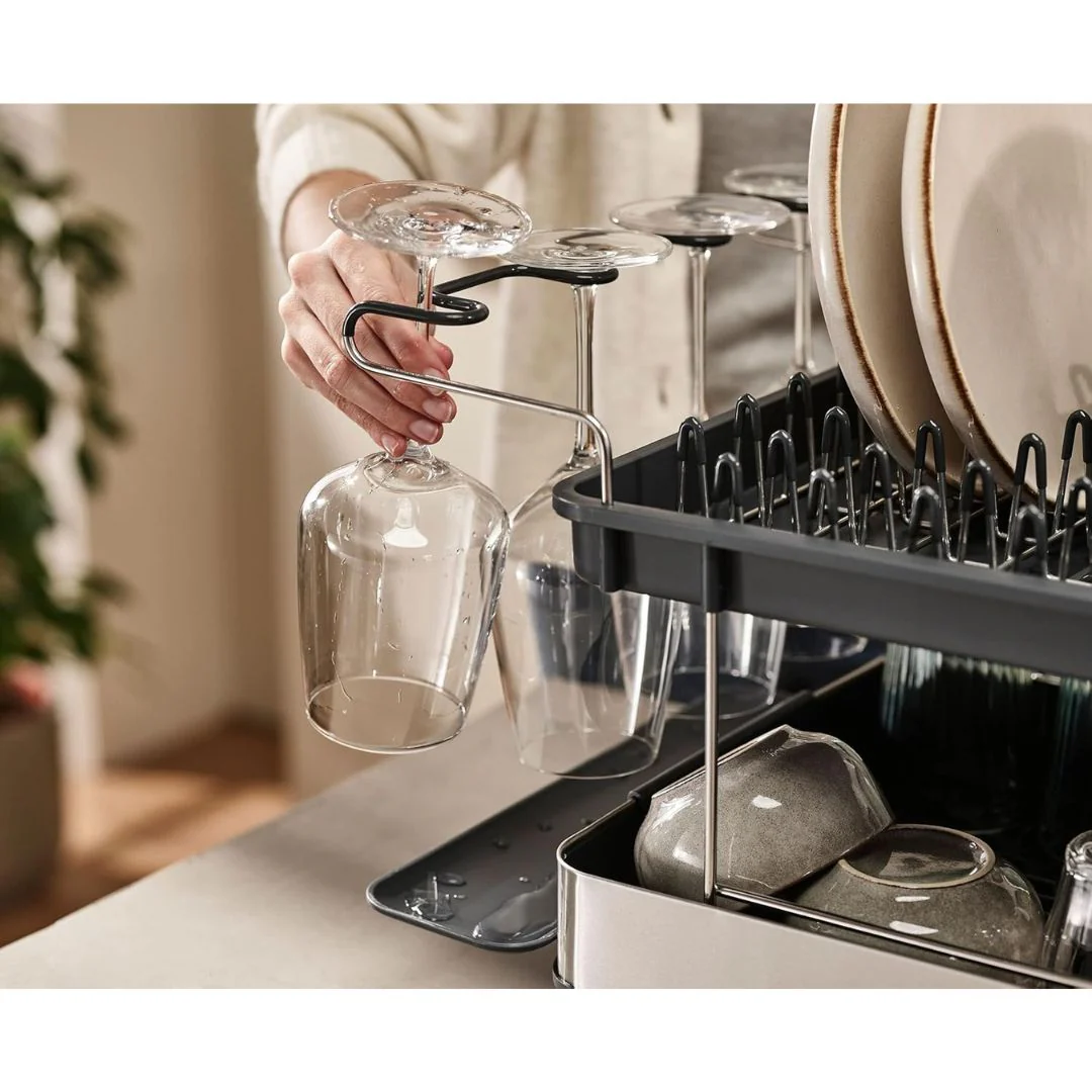 Joseph Joseph Excel Steel 2-tier Dish Rack - Image 4