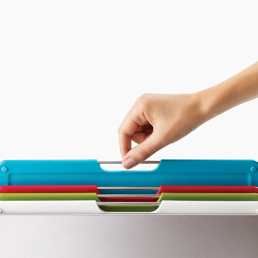 Joseph Joseph Folio 4-Piece Chopping Board Set Large - Silver - Image 5