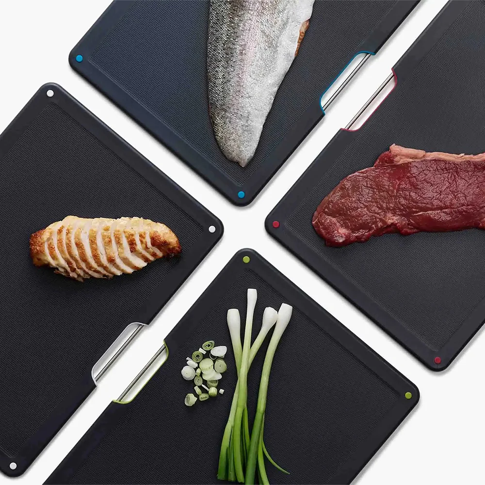 Joseph Joseph Folio Steel 4-Piece Chopping Board Set - Stainless Steel - Image 2