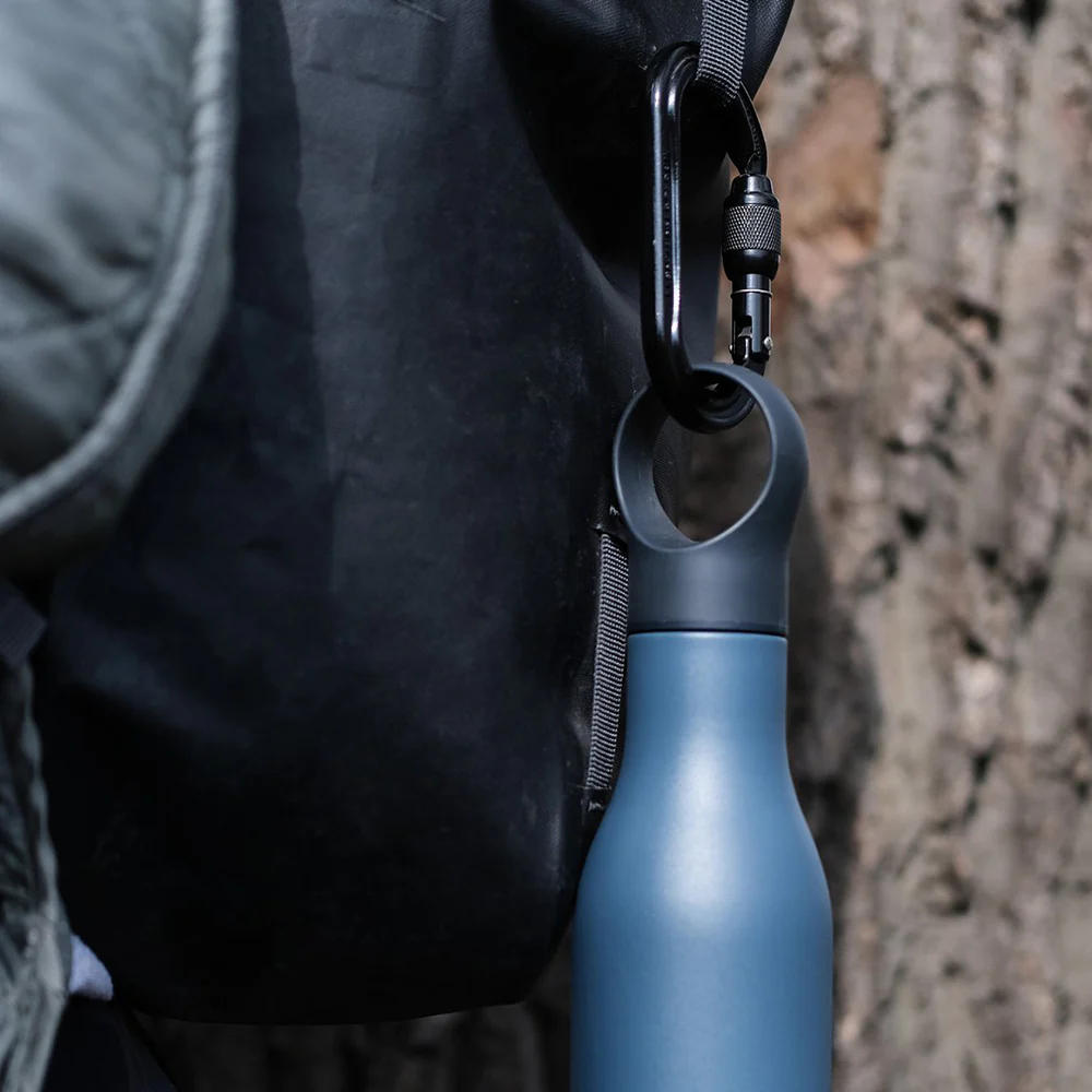 Joseph Joseph Loop 500ml Stainless-Steel Vacuum Insulated Water Bottle (Blue) - Image 4