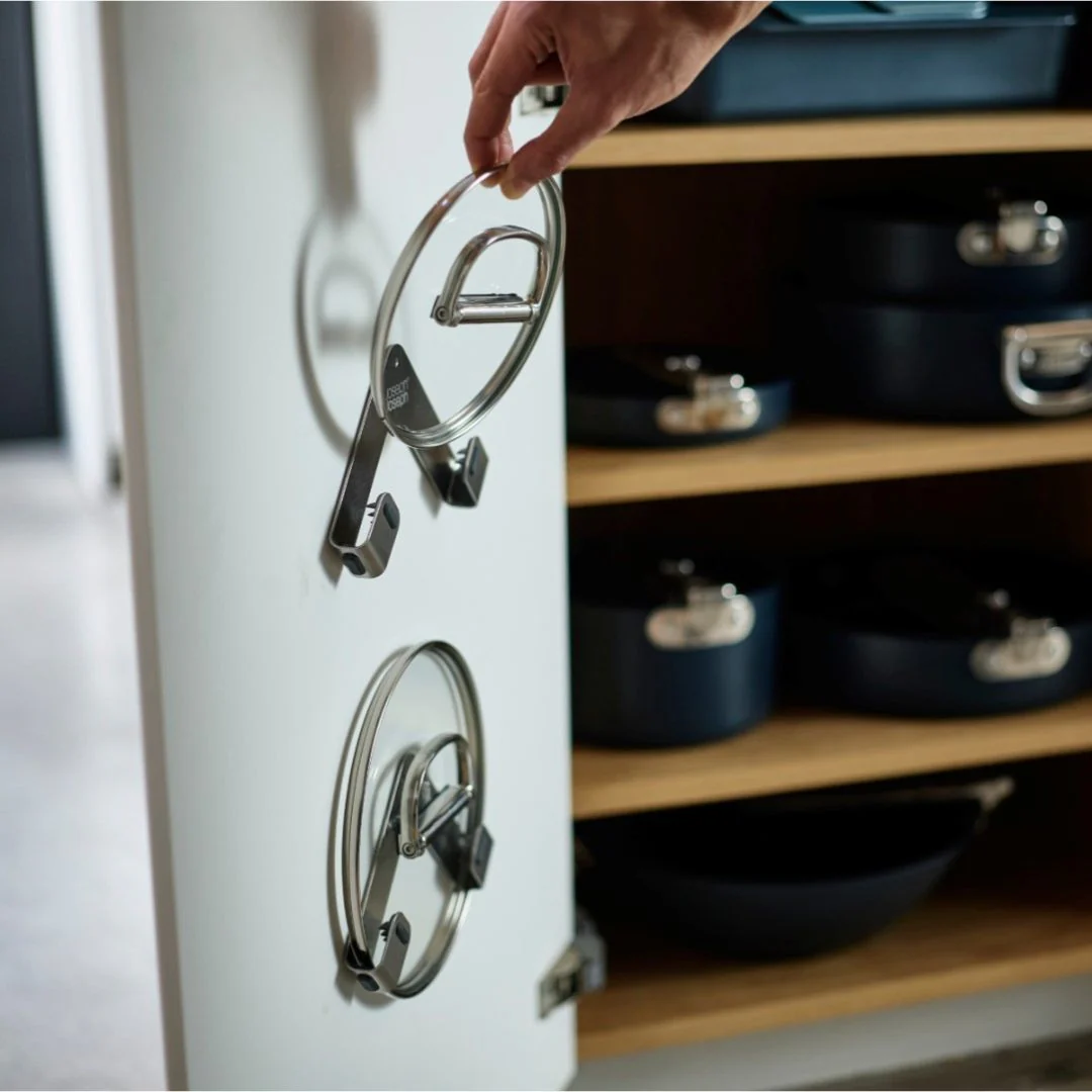 Joseph Joseph Space Stainless Steel Pan Lid Holder 2 Packs - Image 5