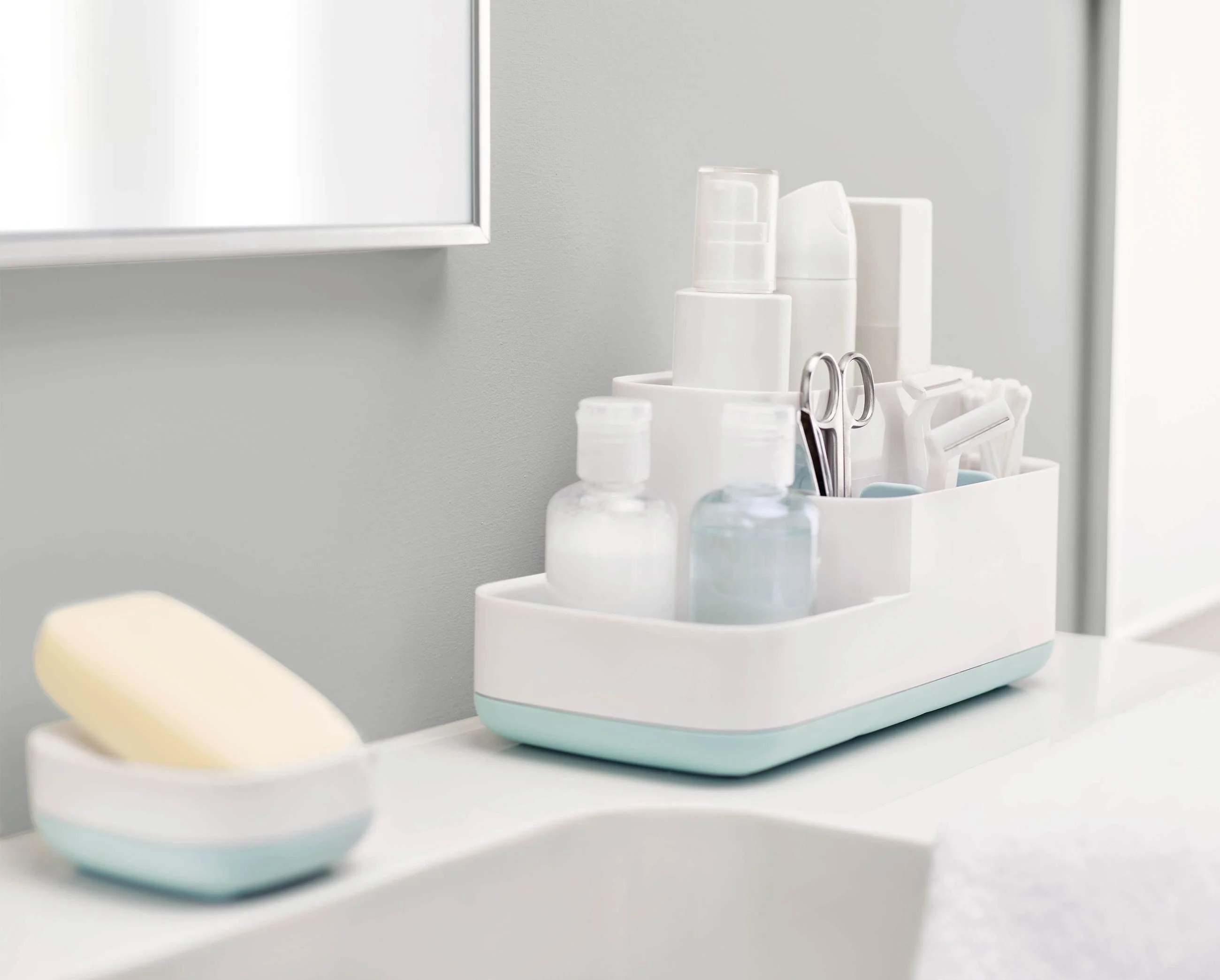 Joseph Joseph EasyStore Bathroom Storage Caddy Baby Blue - Image 4