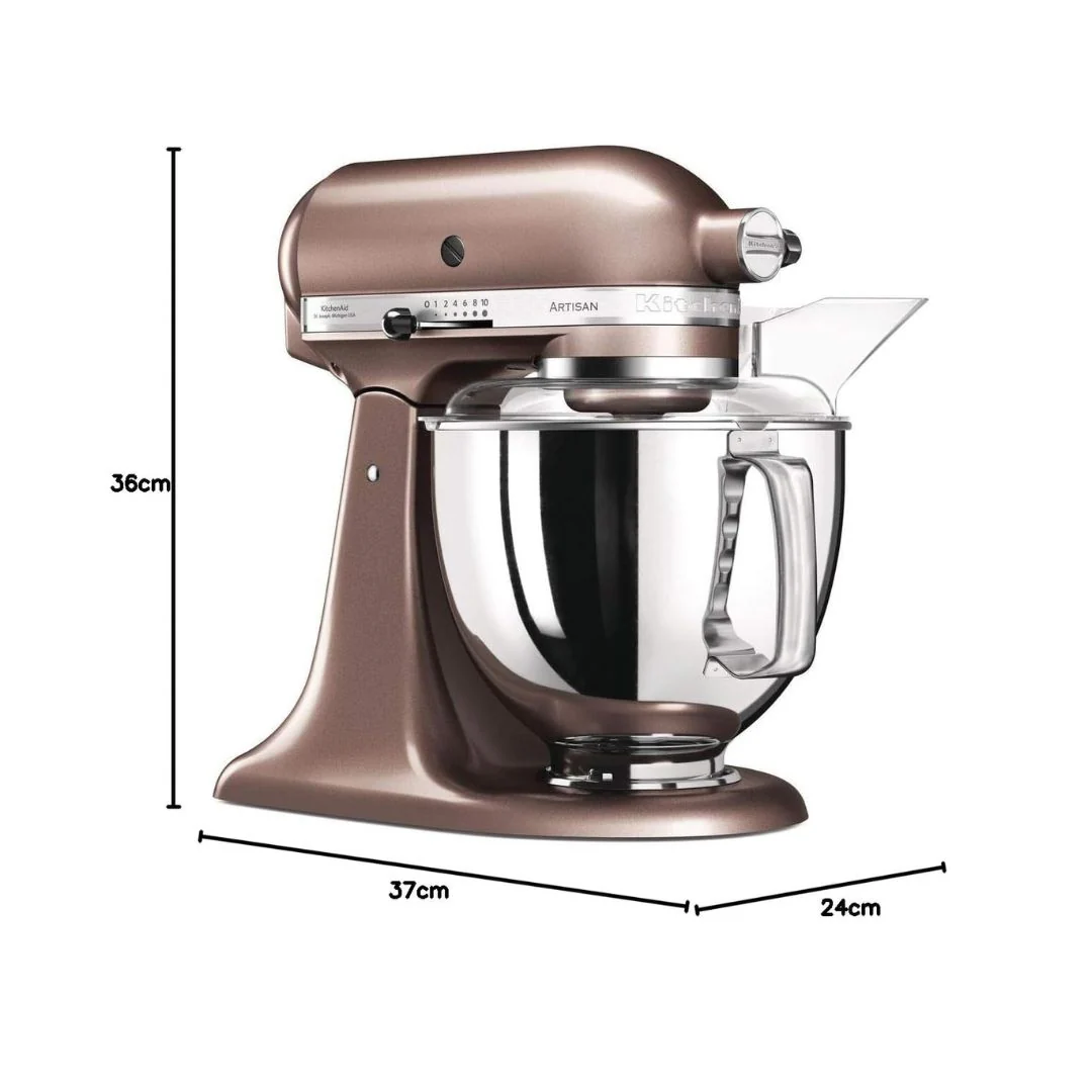KitchenAid Artisan Tilt Head Stand Mixer with Extra Bowl 4.8L - Image 4