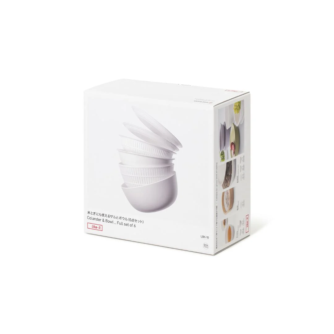 Like-it Colander and Bowl 6pcs Set - Image 6
