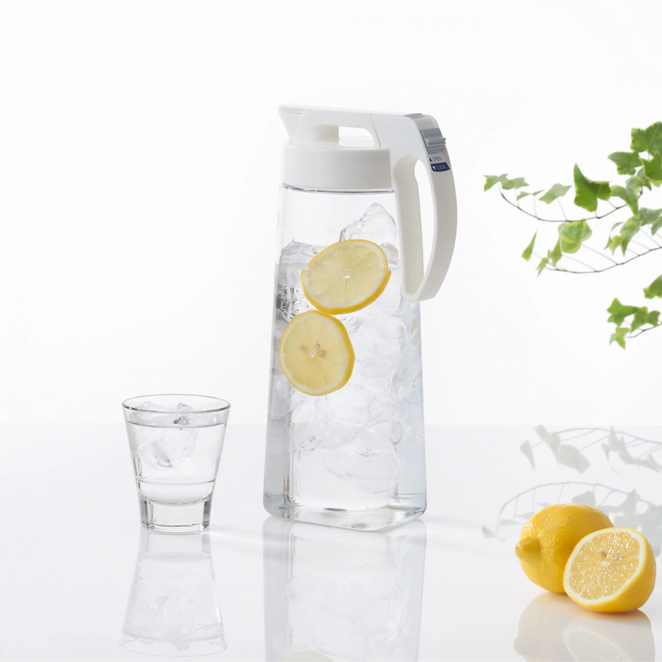 Lustroware Water Pitcher-2.1L White K-1276-NW - Image 2