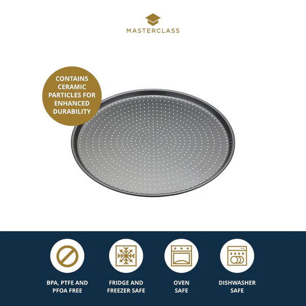MASTERCLASS Crusty Bake Nonstick Pizza Crisper32Cm - Image 6