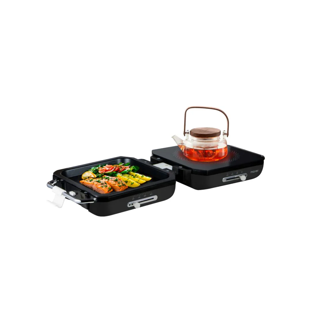 Mayer Foldable Multi-Functional Ceramic Cooker With Grill - Image 3