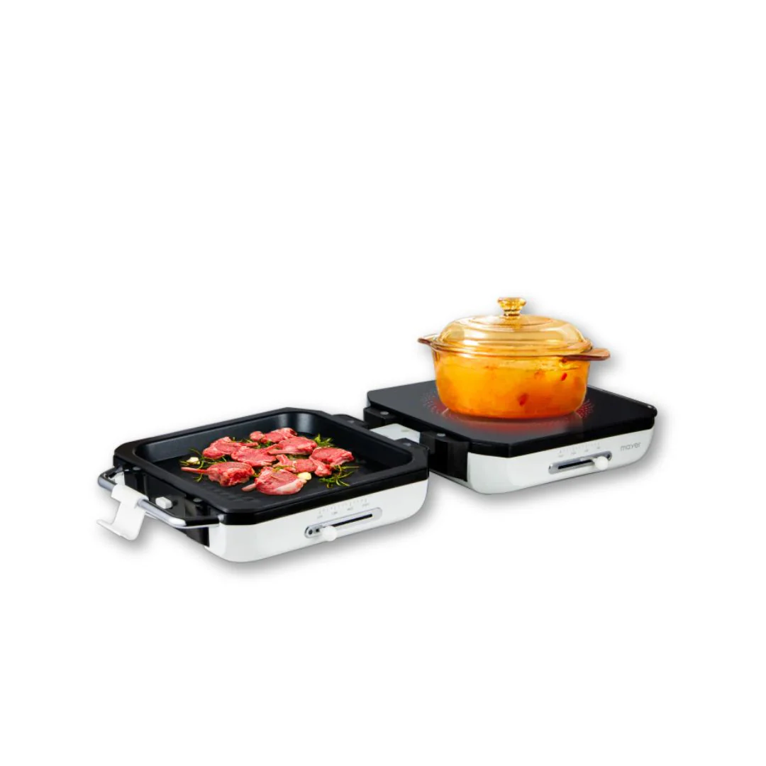 Mayer Foldable Multi-Functional Ceramic Cooker With Grill - Image 4