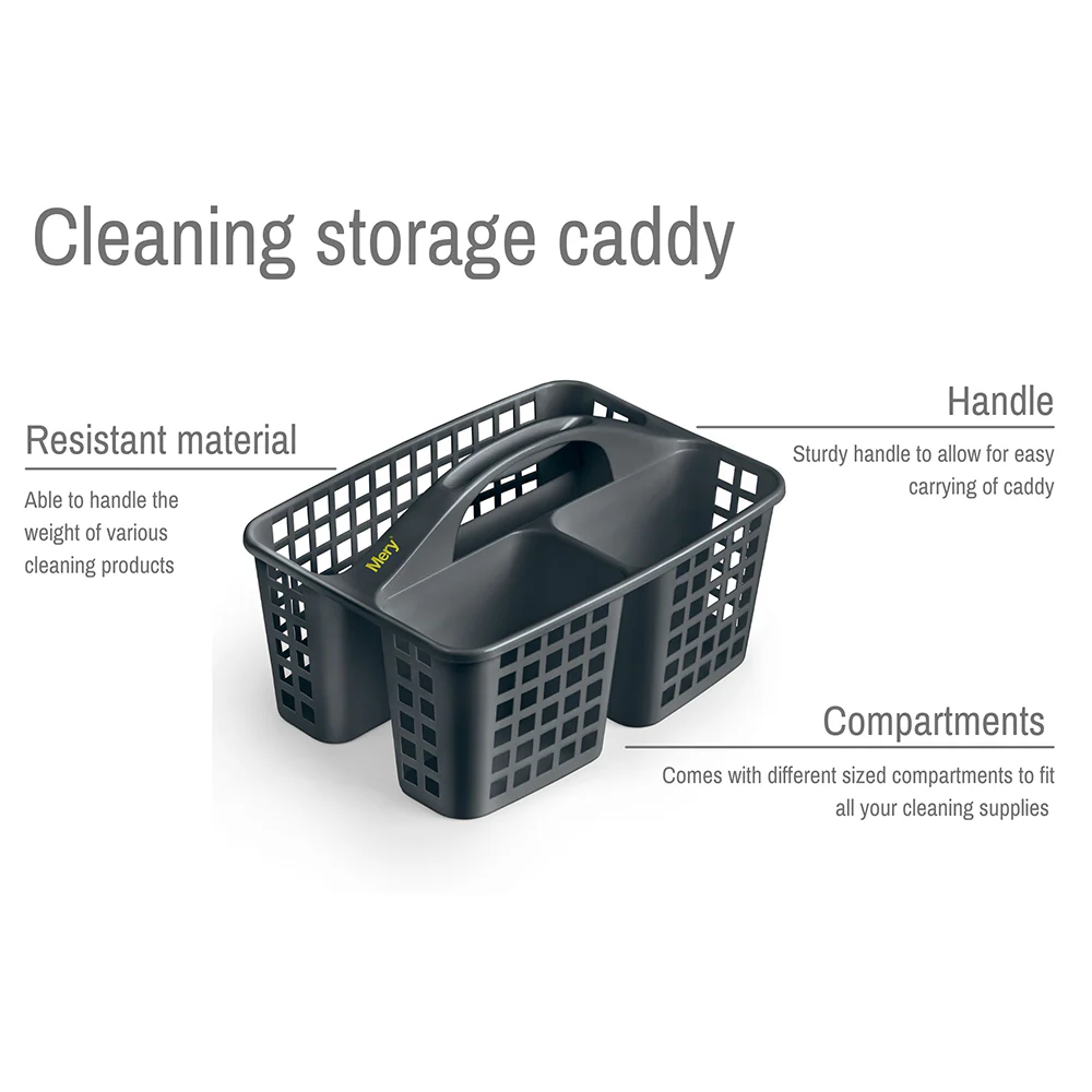 Mery Cleaning Storage Caddy with Handle - Image 3