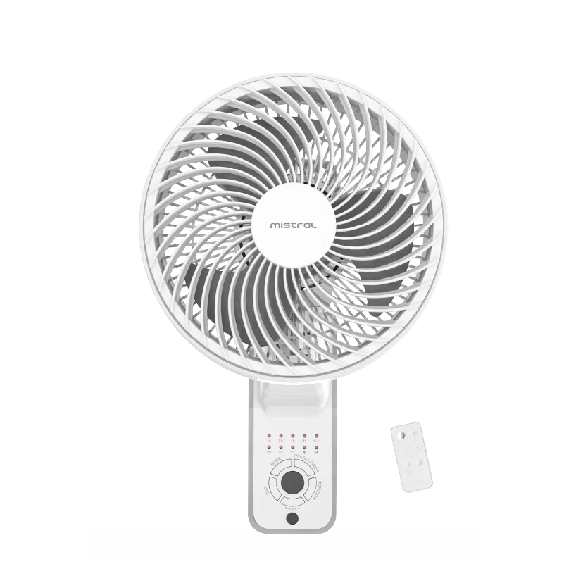 Mistral 9" DC Wall Fan with Remote MWF0935DR - White