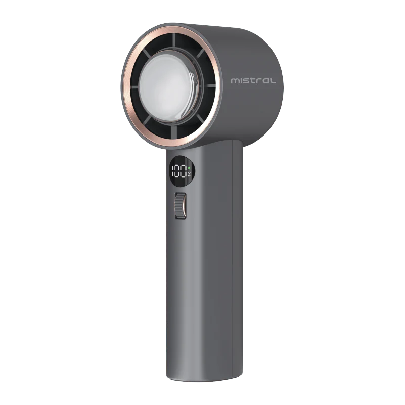 Mistral AirZee Pro - High Speed Turbo USB Fan with Cooling Conductor Black Grey MRF208