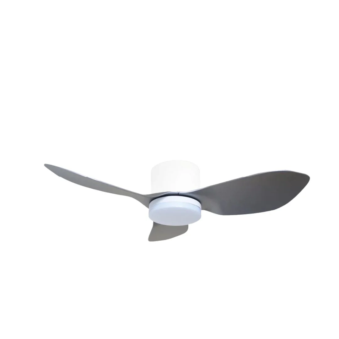 Mistral Ceiling Fan-36",Hugger, (DC40,L24W) Solar36-GY/WE Grey/White